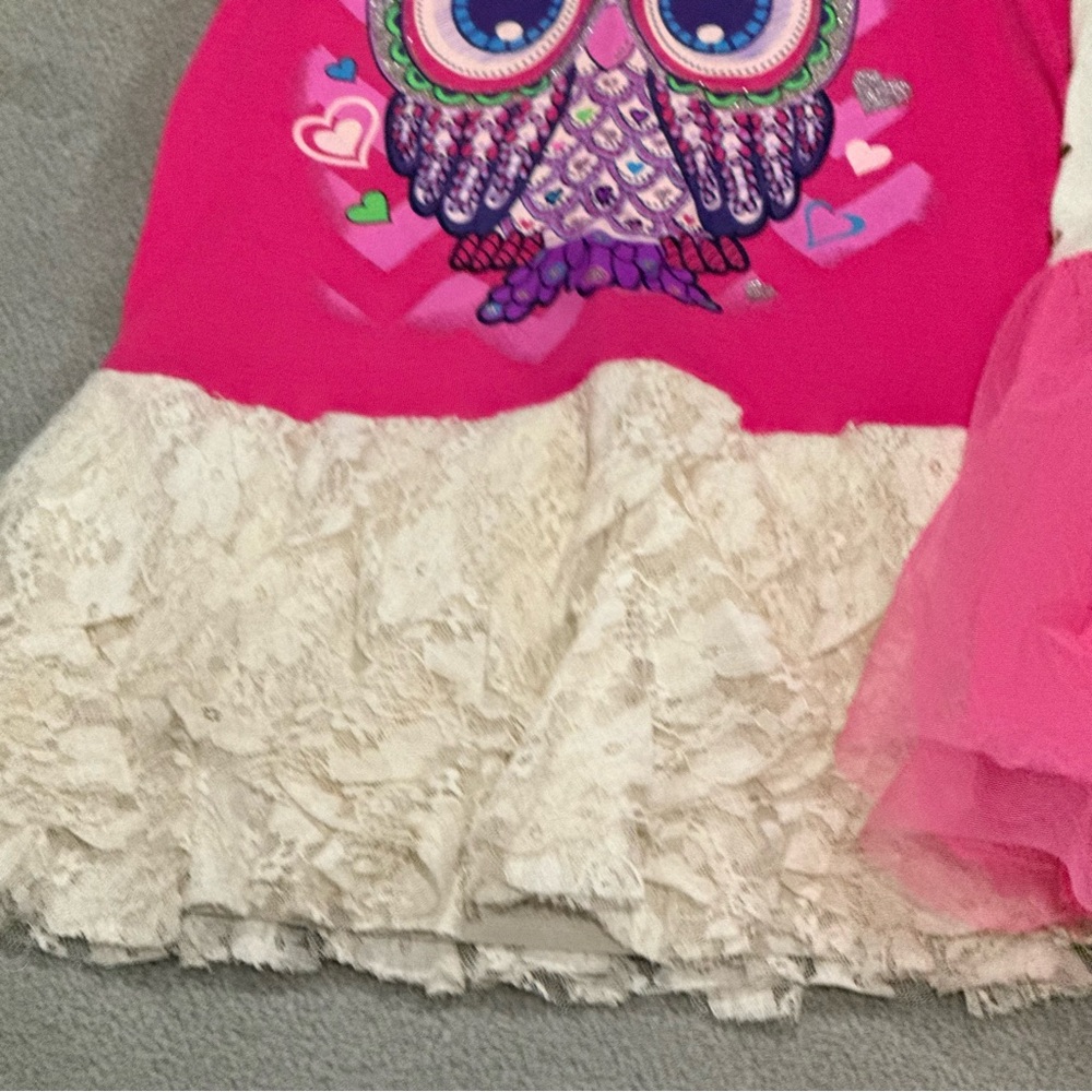 Girls Size 6 Dress Bundle Faded Glory Owl & Epic Threads Cupcake Tutu - Picture 5 of 8